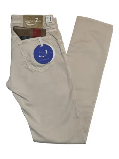 Jacob Cohen Logo-patch Jeans In Neutral