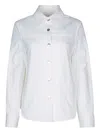 Jacob Cohen Collared Long Sleeves Patch Detail Jacket In White