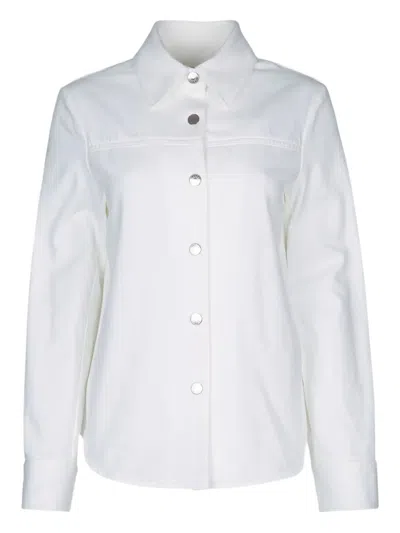 JACOB COHEN LOGO-PATCH OVERSHIRT
