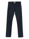 Jacob Cohen Logo Patch Skinny Pants In Black