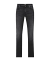Jacob Cohen Low-rise Skinny Trousers In Black