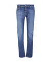 Jacob Cohen Blue Cotton Slim Men Jeans In Blue