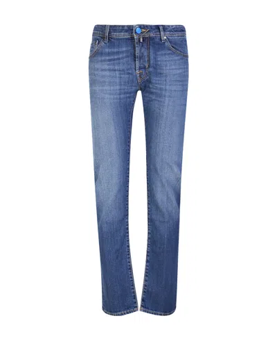 JACOB COHEN JACOB COHEN LOGO STITCHED JEANS
