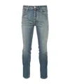 Jacob Cohen Logo Patch Slim-fit Jeans In Multi