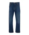 Jacob Cohen Sean Embroidered-pocket Jeans In Blue