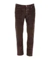 Jacob Cohen 5 Pockets Slim Fit Pants In Brown