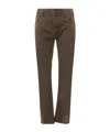 Jacob Cohen Men's Eco-friendly Stretch Denim Jeans In Brown