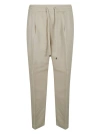 JACOB COHEN LOGO-PATCH STRAIGHT-LEG TROUSERS