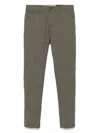 Jacob Cohen Logo-patch Trousers In Brown