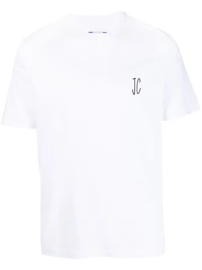 Jacob Cohen Logo-print Cotton T-shirt In White