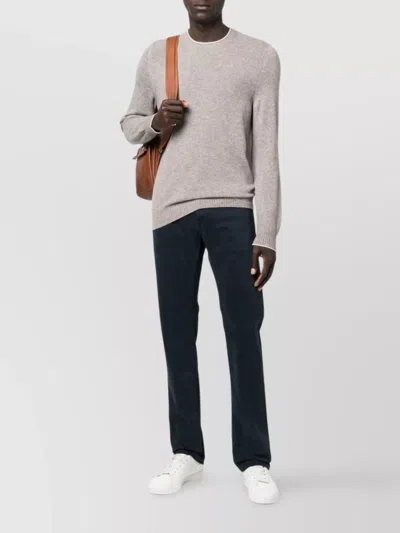 Jacob Cohen Logo Trousers Featuring Scarf Detail In Black