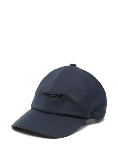 Jacob Cohen Logo-embroidered Cap In Blue