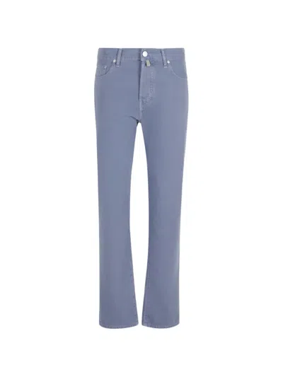 Jacob Cohen Five-pocket Straight-leg Jeans In Blue