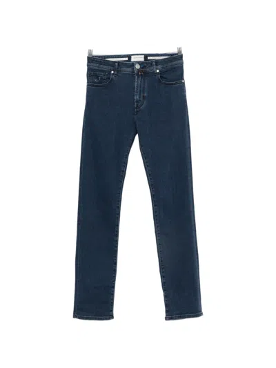 Jacob Cohen Slim Fit Denim Jeans Straight Leg In Blue
