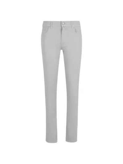 Jacob Cohen Belt Loop Casual Pants In Multi