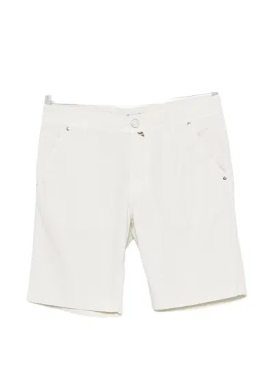 Jacob Cohen Logo-patch Shorts In White