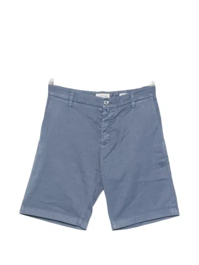 Jacob Cohen Logo-patch Shorts In Blue