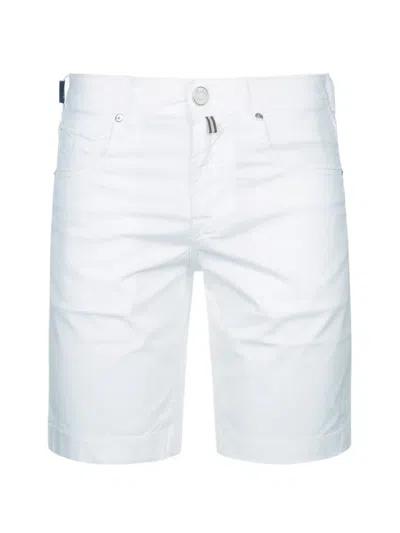 Jacob Cohen Logo-patch Shorts In White