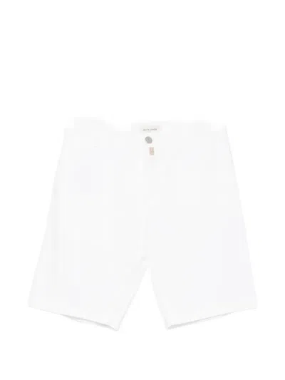 Jacob Cohen Logo-patch Shorts In White