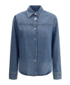 Jacob Cohen Denim Shirt Jacket In Blue