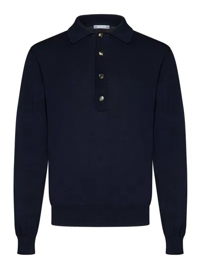JACOB COHEN LONG-SLEEVED POLO SHIRT