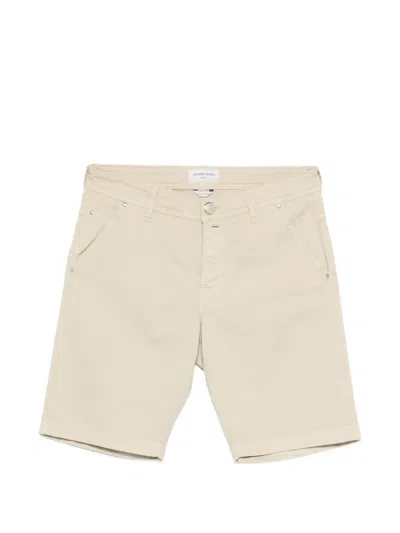 Jacob Cohen Lou Belt-loops Shorts In Neutral