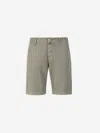 Jacob Cohen Cotton Shorts In Brown