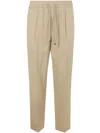 Jacob Cohen Low Fit Carrot Daniel Batavia Raw Trousers In Neutral