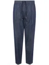 Jacob Cohen Men Low Fit Carrot Daniel Denim Blue Trousers In Blue