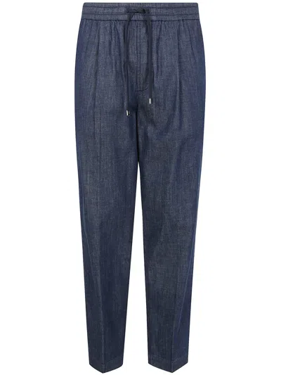 JACOB COHEN JACOB COHEN LOW FIT CARROT DANIEL DENIM BLUE TROUSERS CLOTHING