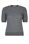 Jacob Cohen Maglia Girocollo Mezza Manica In Grigio