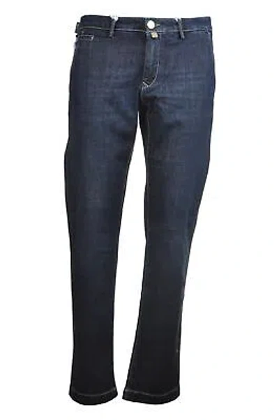 Pre-owned Jacob Cohen Man Jeans Aderente Denim 17410 In Blue