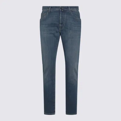 Jacob Cohen Medium Blue Cotton Denim Jeans