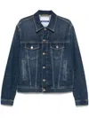 Jacob Cohen Medium Blue Cotton Elastane Outerwear In Blue