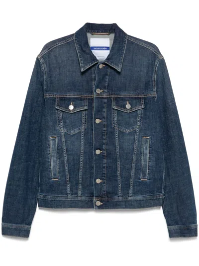 Jacob Cohen Medium Blue Cotton Elastane Outerwear