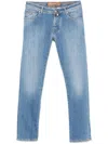 Jacob Cohen Slim Fit Denim Jeans In Multicolor