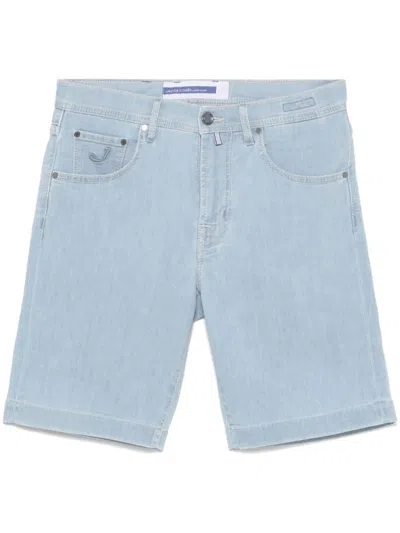 Jacob Cohen Men 5-pocket Slim Fit `nicolas` Bermuda Shorts In Multicolor