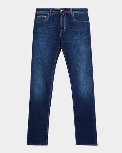 Jacob Cohen Men & Apos;s Slim Fit Bard Medium-wash Skinny Jeans In Blue
