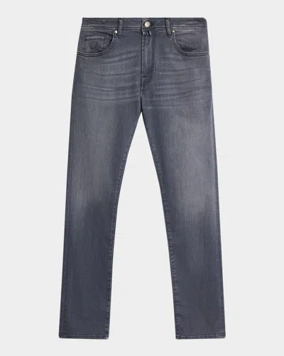 Jacob Cohen Men & Apos;s Slim Stretch Grey Denim Jeans In Gray