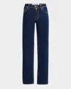 Jacob Cohen Men's Bard Slim-fit Dark Wash Denim Jeans In Blue Pattern