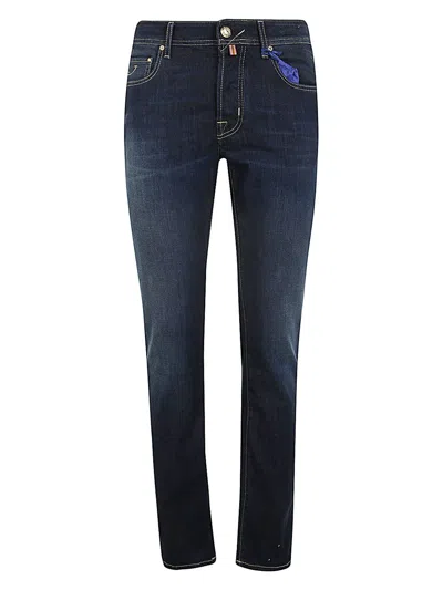 JACOB COHEN MEN'S BARD SLIM FIT FIVE POCKETS DENIM JEAN