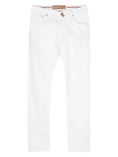 Jacob Cohen Men's Bard Slim Fit Jeans In White