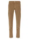 Jacob Cohen Corduroy Trousers With Pockets And Loops In White