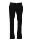 Jacob Cohen Slim-fit Chino Trousers In Black
