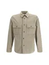 Jacob Cohen Corduroy Button-down Jacket In Green