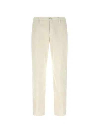 Jacob Cohen Men Cotton Blend Trousers In Neutral