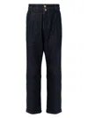 Jacob Cohen Men's Crop Slim Single Pence Henry Pant In Black