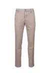 Jacob Cohen Denim Trousers With Belt Loops And Back Pockets In Multicolor