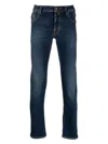 Jacob Cohen Contrast-stitch Skinny-cut Jeans In Zzju0620