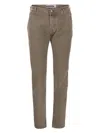 Jacob Cohen Bard Cotton-blend Corduroy Slim-leg Trousers In Beige